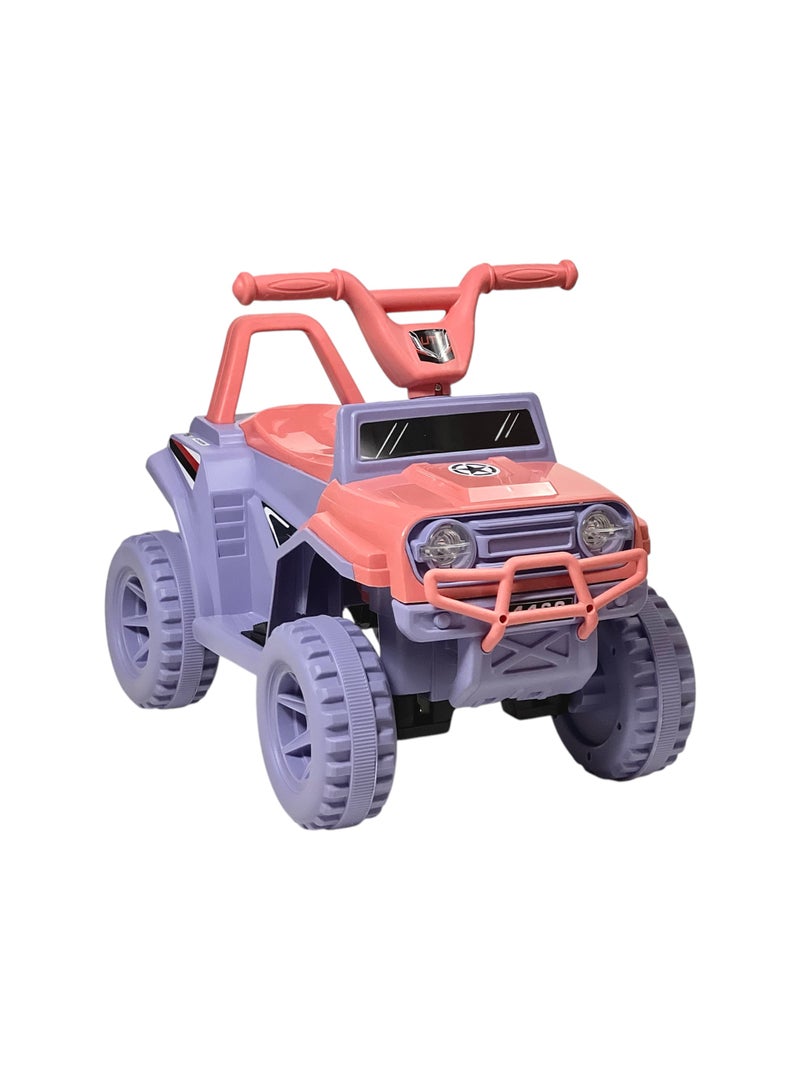 AL BADER Kids Ride On Toy, Ride On 4 Wheel Motorcycle, Electric Bike with 6V Battery Operated Big motor, Off-Road Drive Vehicle Gift for Toddlers, Kids Power Riding Quad Bike For 2-6 Yers - Image 1